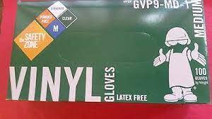 VINYL GLOVES MEDIUM 10X100EA