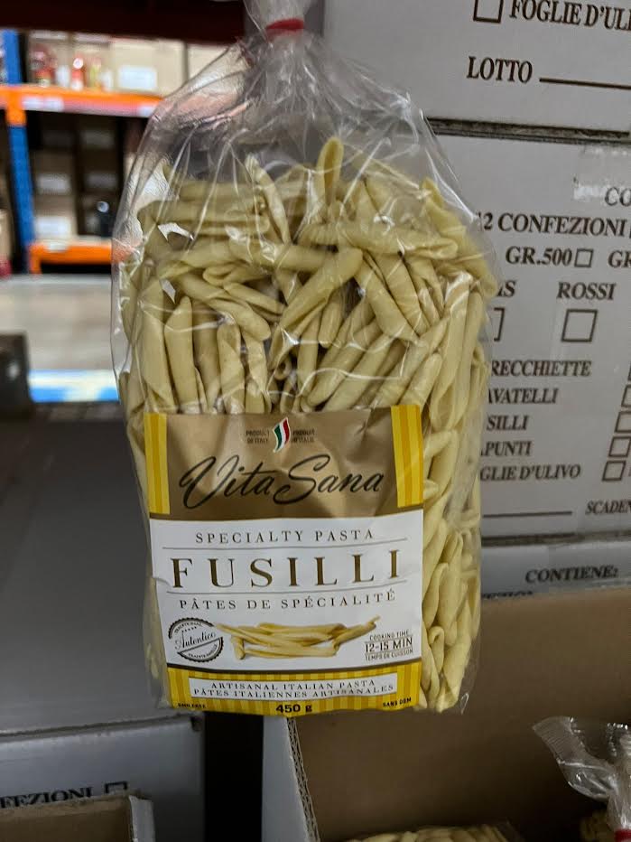 MIA Food Service VITA SANA FUSILLI PASTA 450GR VITA SANA FUSILLI PASTA 450GR