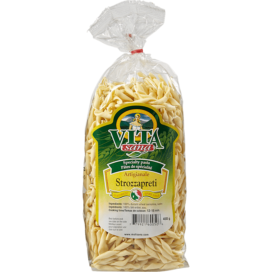 MIA Food Service VITA SANA STROZZAPRETI PASTA 450GR VITA SANA STROZZAPRETI PASTA 450GR