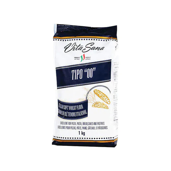 MIA Food Service VITA SANA TIPO 00 ENRICHED SOFT WHEAT FLOUR 10X1KG VITA SANA TIPO 00 ENRICHED SOFT WHEAT FLOUR 10X1KG