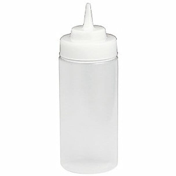 MIA Food Service WINCO 12OZ WIDEMOUTH CLEAR SQUEEZE BOTTLES 6EA WINCO 12OZ WIDEMOUTH CLEAR SQUEEZE BOTTLES 6EA