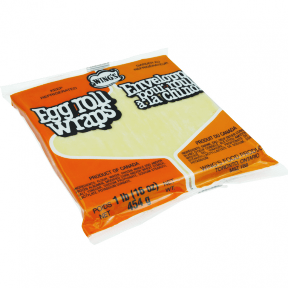 WINGS 5.5.X5.5 EGG ROLL WRAPS 12X1LB