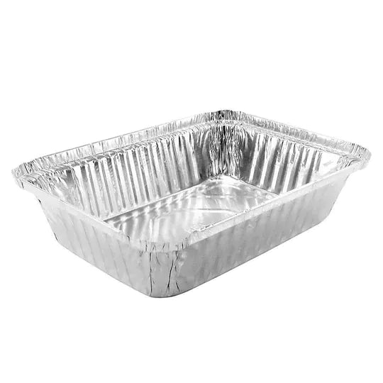 Mia Food Service WOHLER 2-1/4LB OBLONG ALUMINUM CONTAINERS 8X6 500EA WOHLER 2-1/4LB OBLONG ALUMINUM CONTAINERS 8X6 500EA