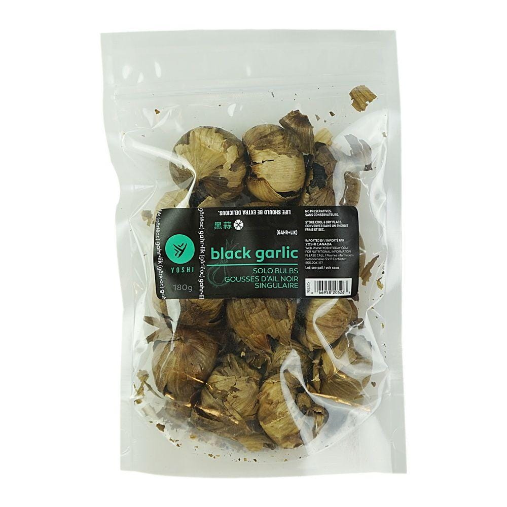 MIA Food Service YOSHI BLACK GARLIC SOLO BULBS 180GR YOSHI BLACK GARLIC SOLO BULBS 180GR