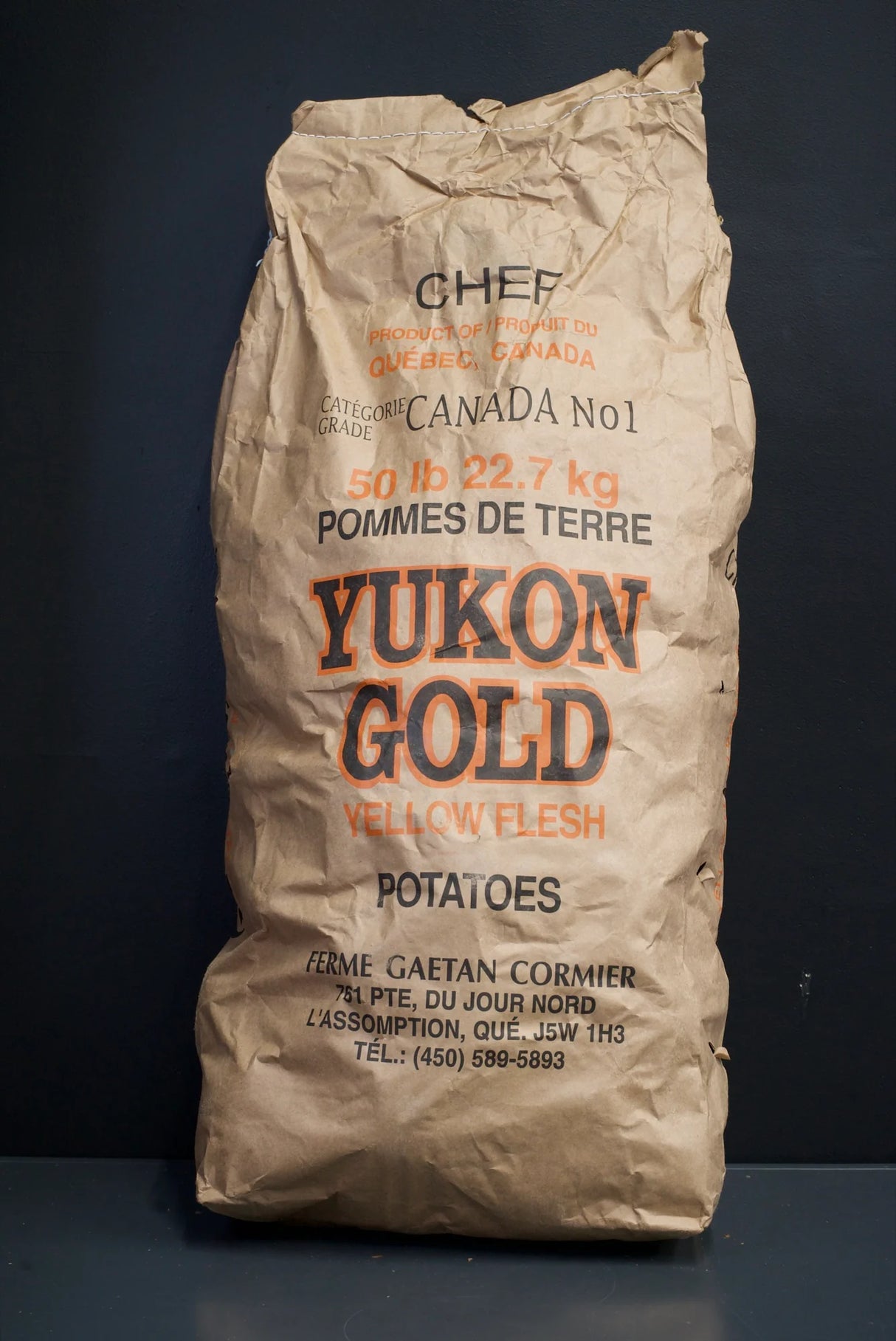 YUKON GOLD POTATOES 50LB