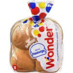 WONDER BREAD HAMBURGER BUNS 8EA