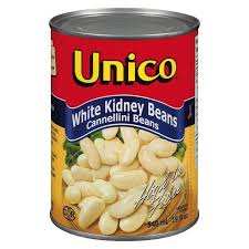 MIA Food Service UNICO WHITE KIDNEY BEANS 540ML UNICO WHITE KIDNEY BEANS 540ML