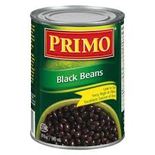 PRIMO BLACK BEANS 6X100OZ