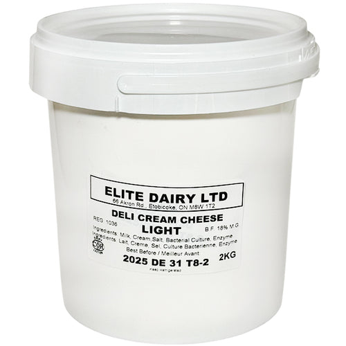 ELITE DELI CREAM CHEESE LITE 2KG
