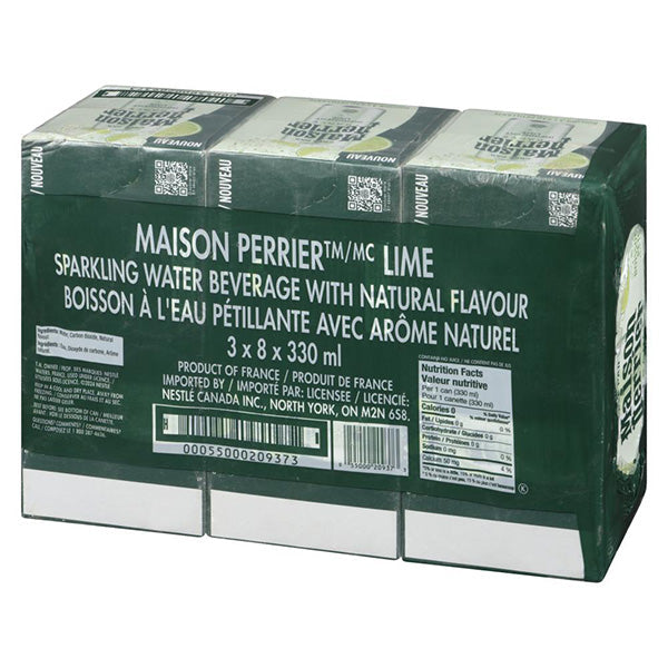 MAISON PERRIER SLIM CANS LIME 3x8x330ML