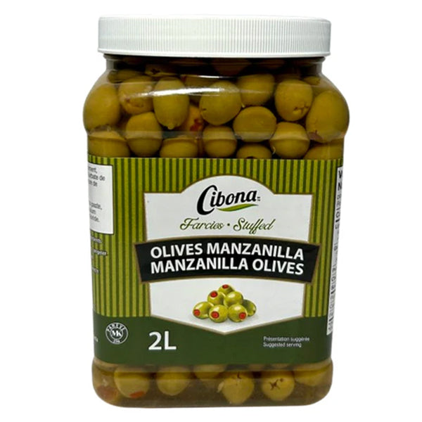 CIBONA STUFFED MANZANILLA OLIVES 2LT