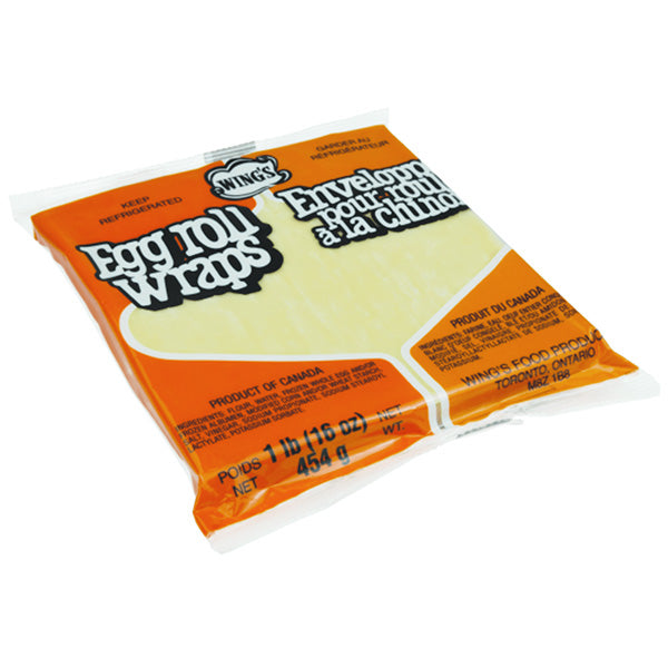 WINGS EGG ROLL WRAPS 5.5X5.5 1LB