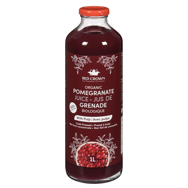 RED CROWN POMEGRANATE JUICE ORG. WITH PULP 1LT