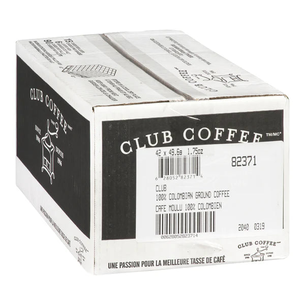 CLUB A COLOMBIAN COFFEE 42X1.75OZ