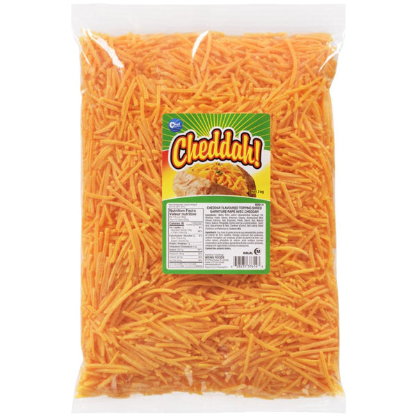 CHEF NUTRI CHEDDAR SHREDDED TOPPING 2KG