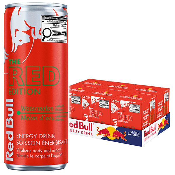 RED BULL WATERMELON DRINK 6x4x250ML