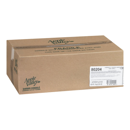 APPLE VALLEY 2" UNSWEET TART SHELLS 240X16GR
