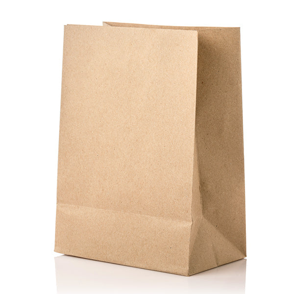 30LB KRAFT PAPER BAG 9.75X6X16.5 500EA