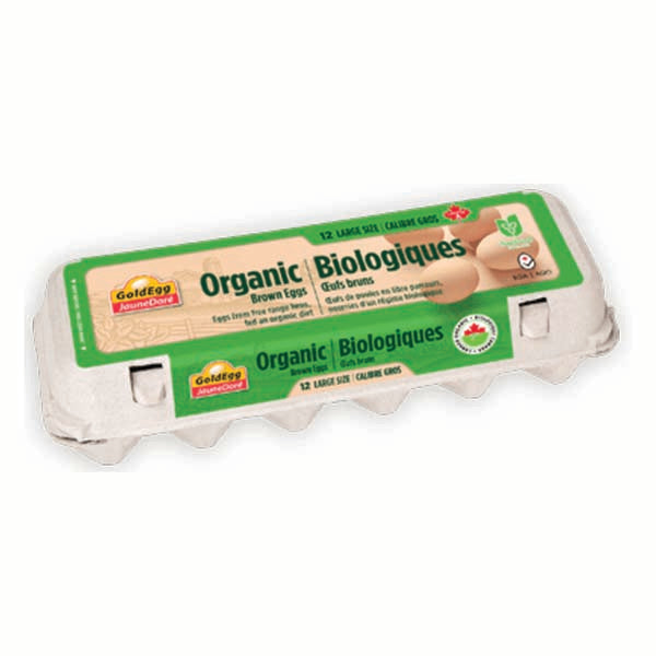 GOLDEGG GOLD EGG ORGANIC LARGE 12EA