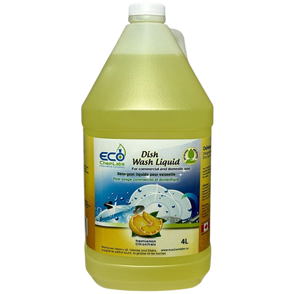 LOCANZECO FRESH DISH WASH LIQUID CITRUS 4x4LT