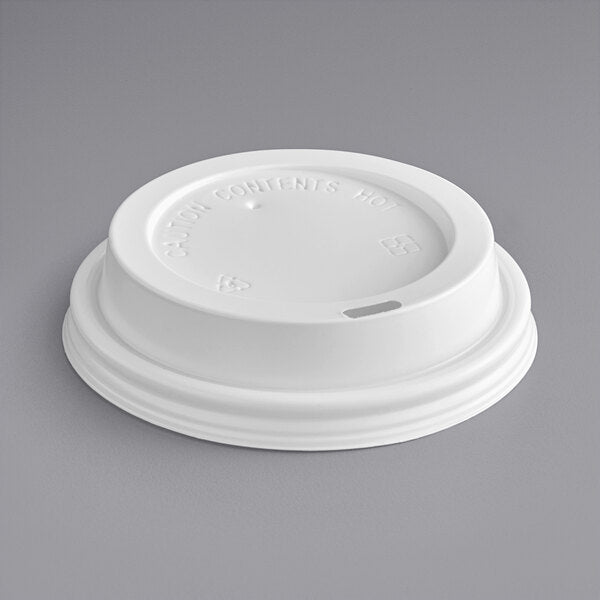 10-24OZ WHITE DOME LIDS 50X20EA