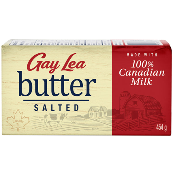 GAY LEA BUTTER SALTED 40x454GR