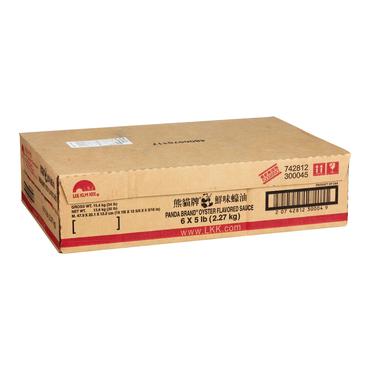 LEE KUM KEE PANDA OYSTER SAUCE 6x5LB