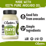 CHOSEN FOODS AVOCADO OIL MAYONNAISE 6X355ML