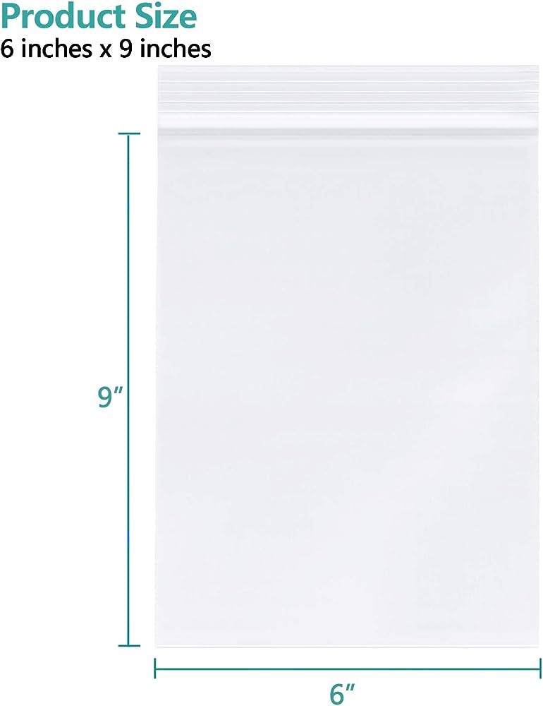6X9 ZIPLOCK BAGS 1000EA