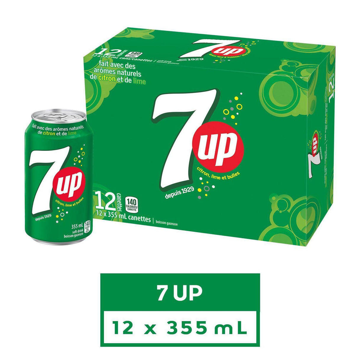 7UP CANS 12X355ML