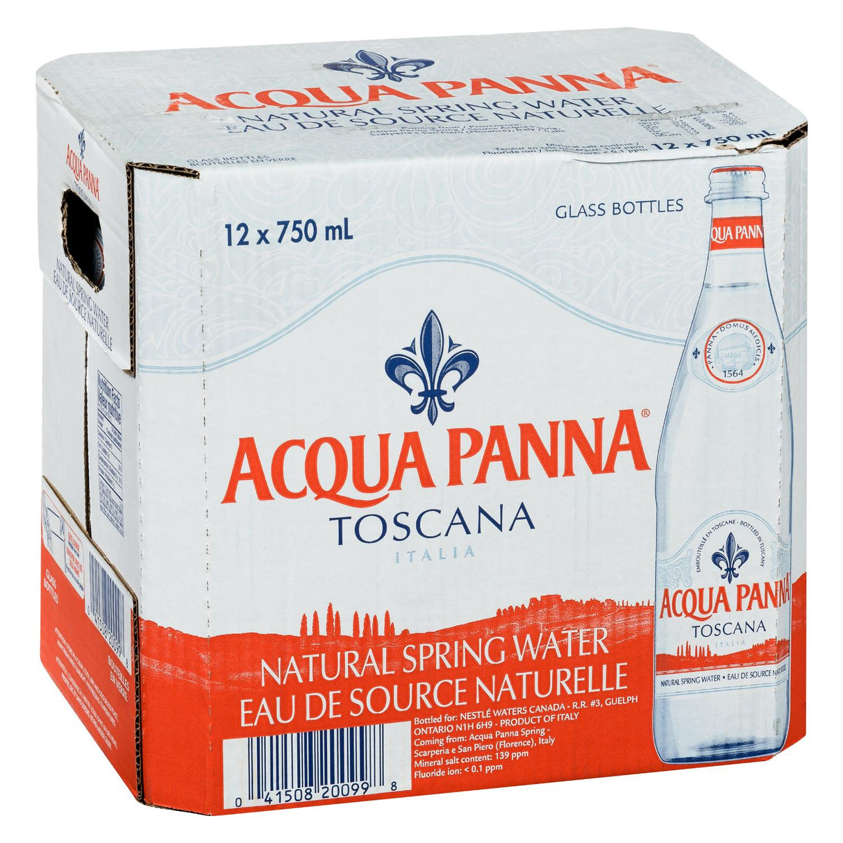 ACQUA PANNA GLASS WATER 12X750ML