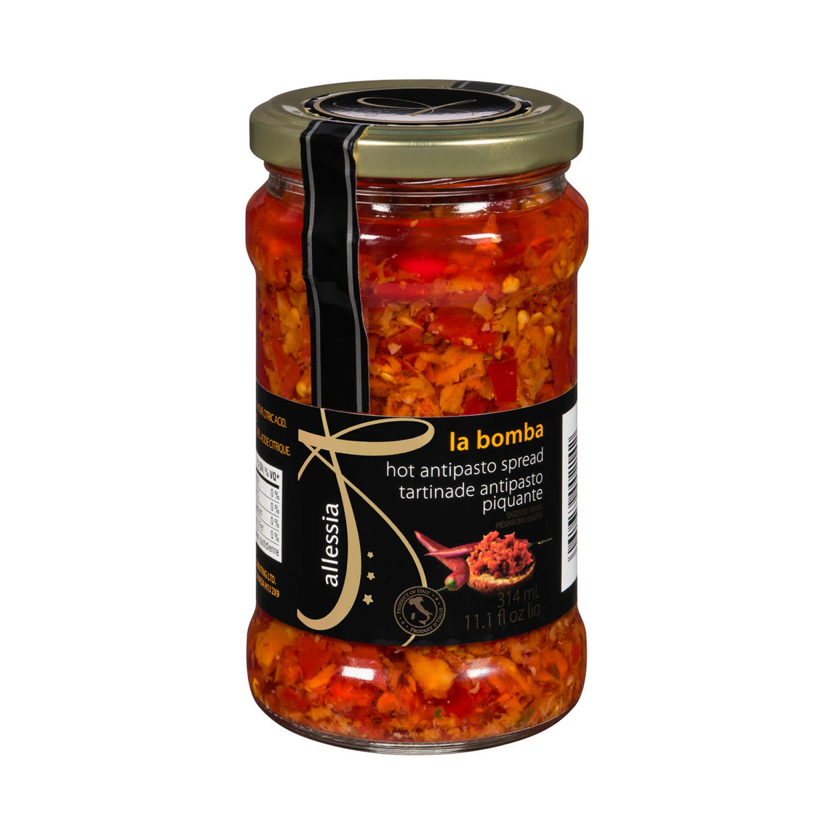 ALLESSIA LA BOMBA ANTIPASTO 314ML