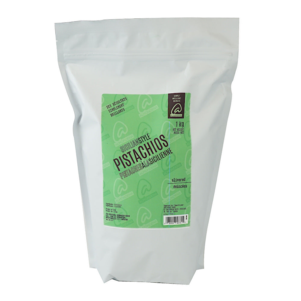 ALMONDENA SLIVERED PISTACHIOS SICILIAN STYLE 1KG