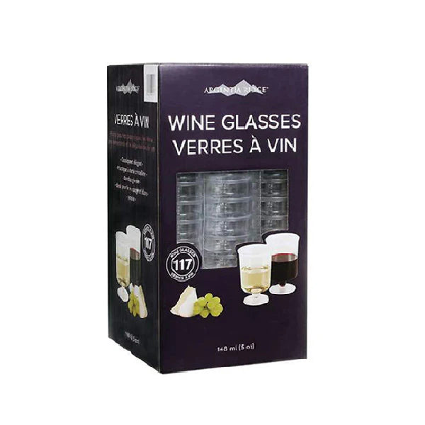 ARGENTIA RIDGE MODERN PLASTIC WINE GLASSES 117EA