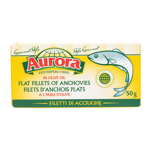 AURORA ANCHOVY FILLETS 50GR