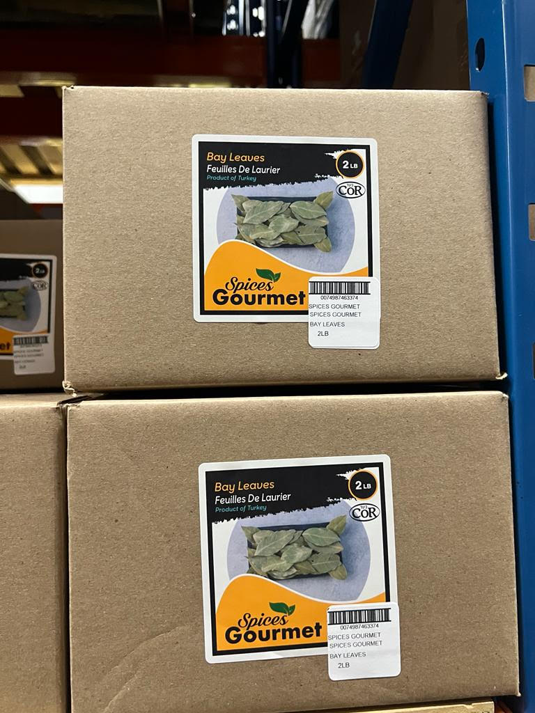 SPICES GOURMET BAY LEAVES 2LB
