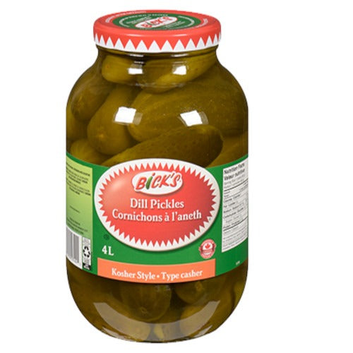 BICKS KOSHER DILL PICKLES 2X4L