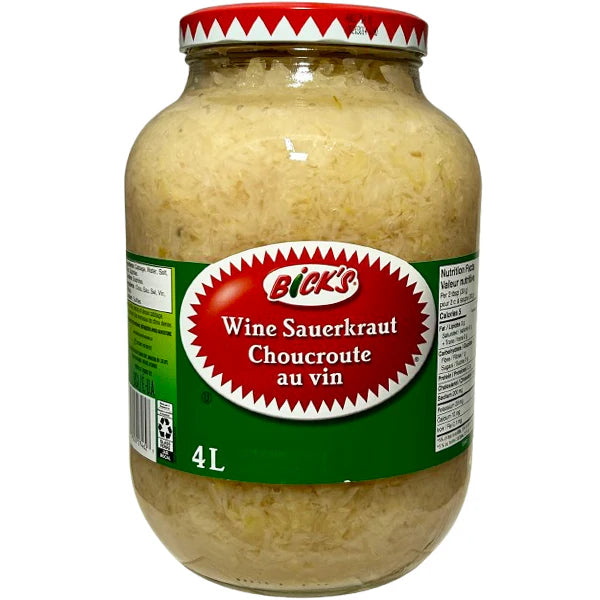BICKS WINE SAUERKRAUT 2X4L