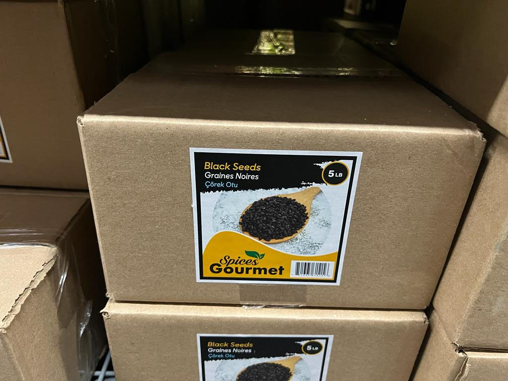 SPICE GOURMET BLACK SEEDS 5LB