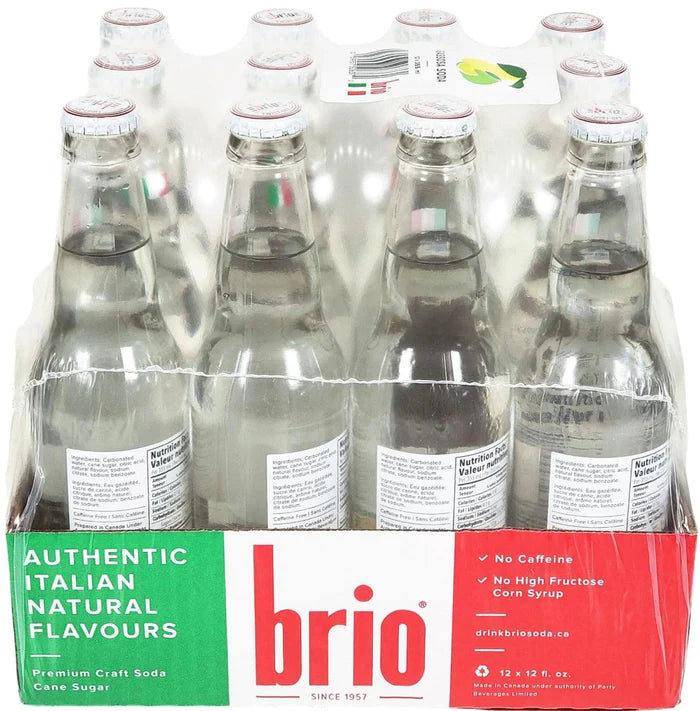 BRIO GASSOSA SODA GLASS 12X355ML