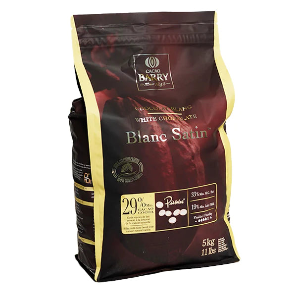 CACAO BARRY 29.2% WHITE SATIN 5KG