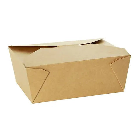 INNO CAFE EXPRESS KRAFT PAPER FOOD BOX #3 4X50EA