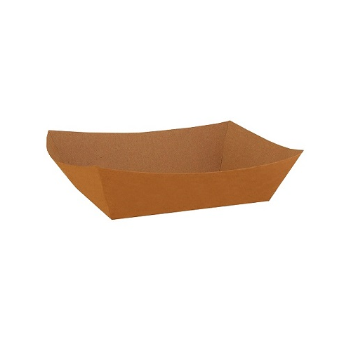 CALIBRE 2LB BROWN ECO FOOD TRAYS 4X250EA