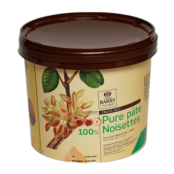 CALLEBAUT 100% HAZELNUT PASTE 5KG