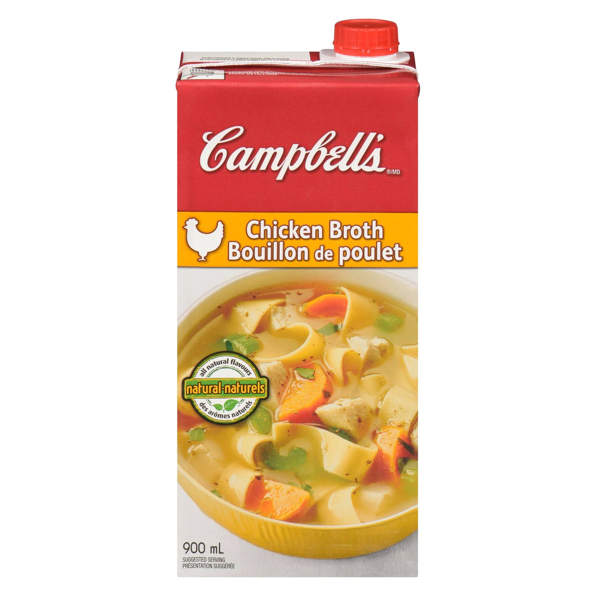 CAMPBELLS CHICKEN BROTH 900ML