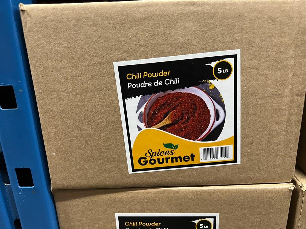 SPICES GOURMET CHILI POWDER 5LB