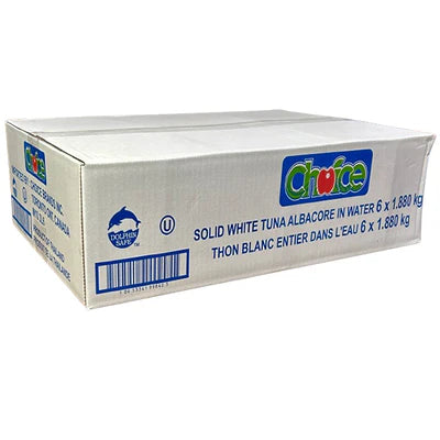 CHOICE ALBACORE SOLID WHITE TUNA 6X1.88KG