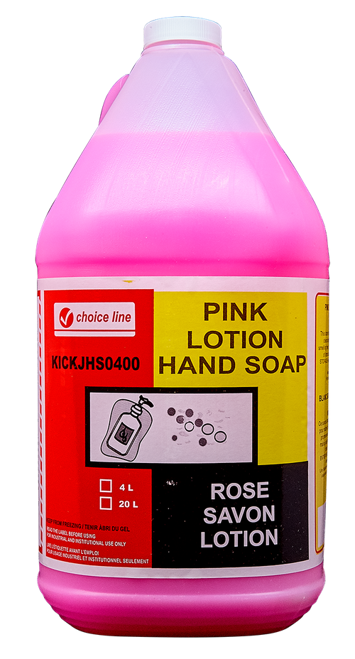 CHOICE LINE PINK HAND SOAP 4X4L