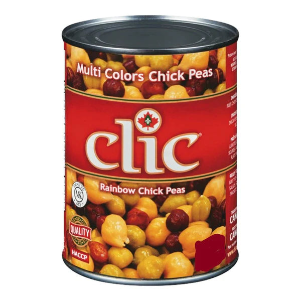 CLIC MULTICOLOUR CHICK PEAS 6X100OZ