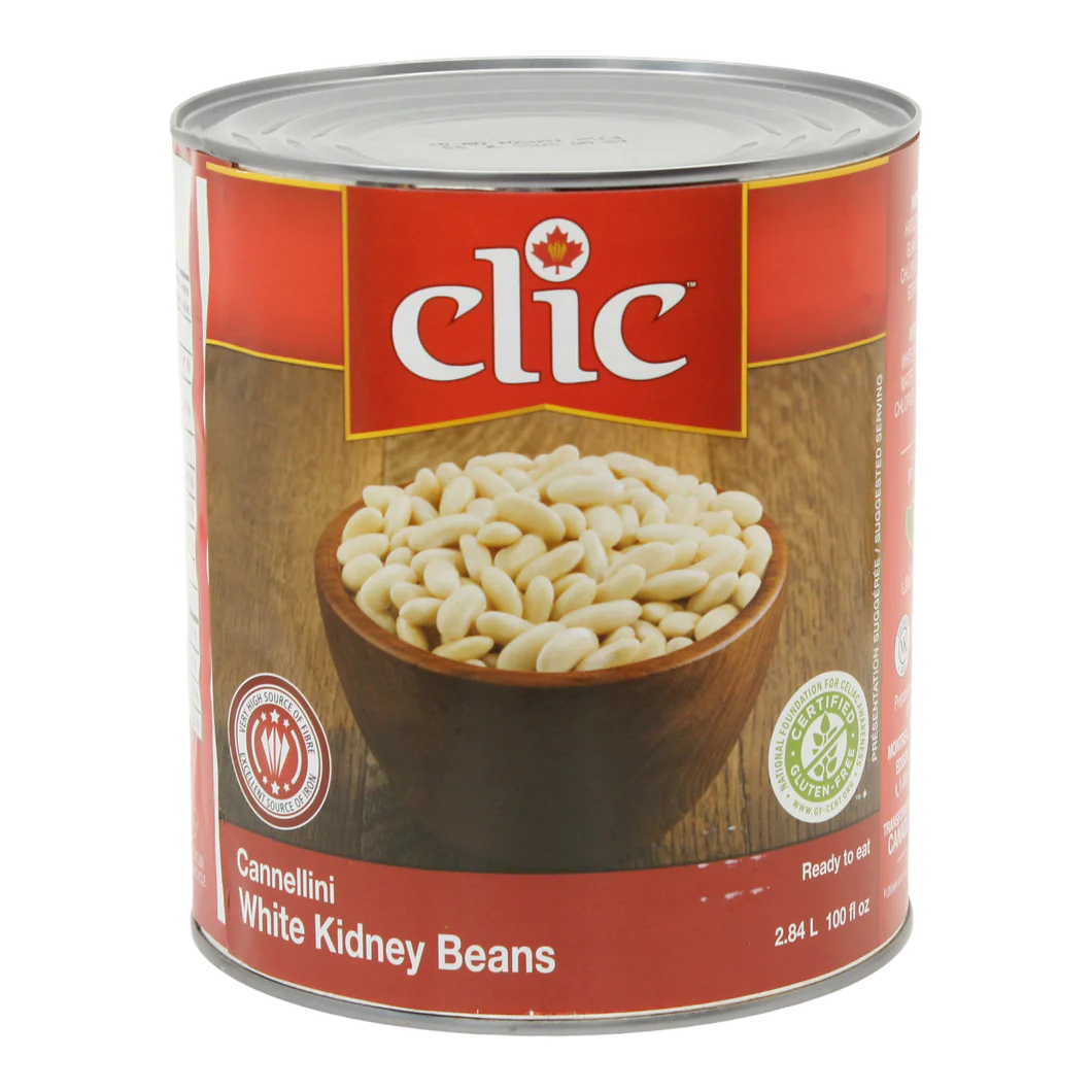CLIC WHITE KIDNEY BEANS 100OZ